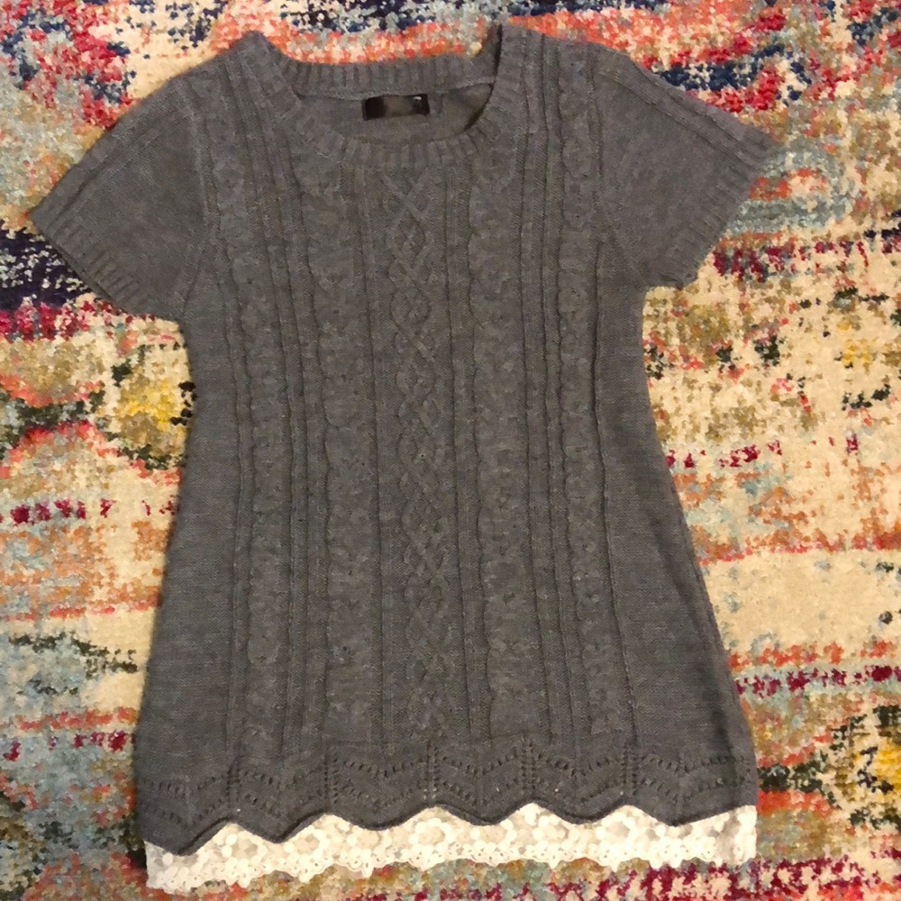 Lace sweater